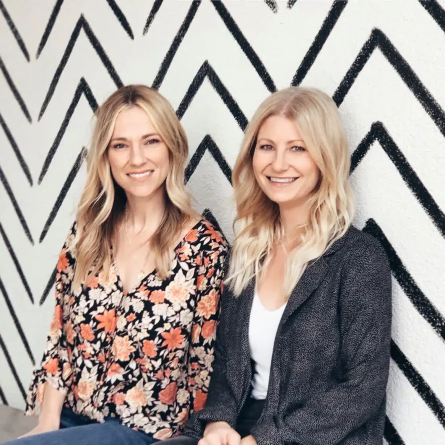 Christa Bischofberger and Kristy Kalsman, founders of Saltwater Luxe.