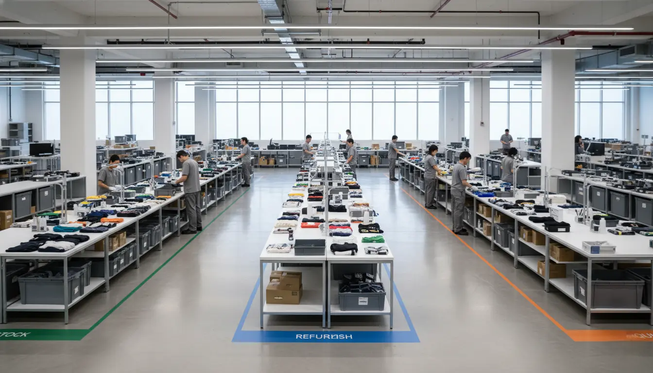 Returns management system coordinating multi-channel and cross-border returns