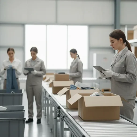 Returns management service inspecting and processing ecommerce returns