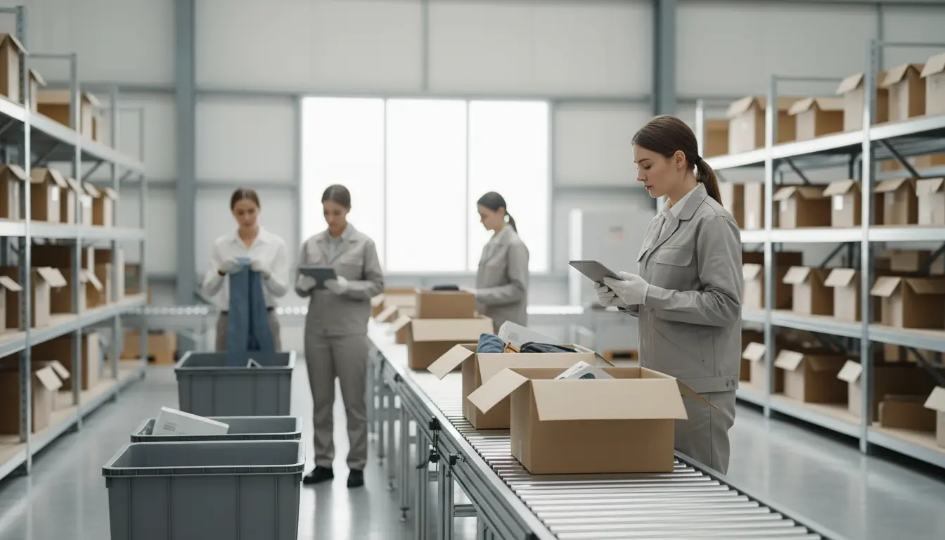 Returns management service inspecting and processing ecommerce returns