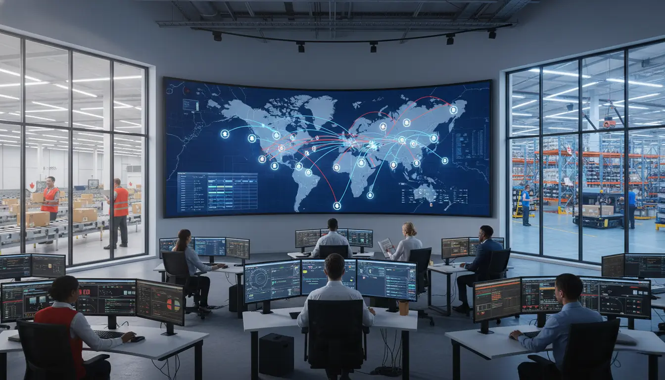 Logistics team managing inventory and order routing between Canadian and US warehouses in a dual-country fulfillment setup.