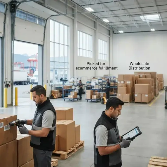 Port-connected Vancouver warehouse supporting omnichannel inventory and fulfillment operations